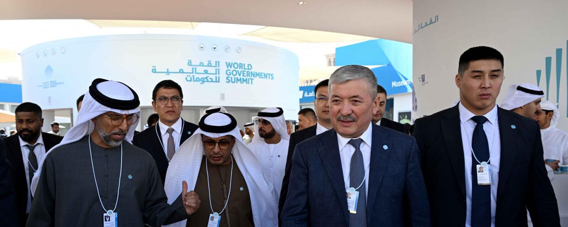 Глава кабмина КР Адылбек Касымалиев на Всемирном правительственном саммите в ОАЭ - Sputnik Кыргызстан, 1920, 04.02.2026