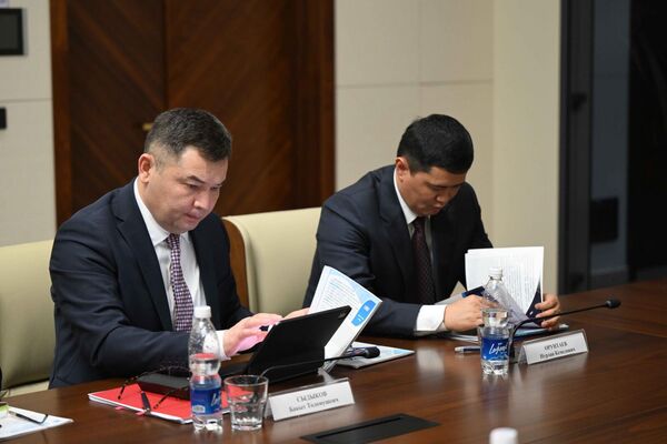 Адылбек Касымалиев кытайлык &quot;Миньшан&quot; компаниясынын өкүлдөрүн кабыл алды - Sputnik Кыргызстан