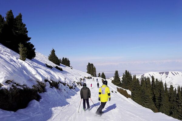 Встреча завершилась коротким чаепитием, где стороны обсудили инфраструктурные проекты - Sputnik Кыргызстан