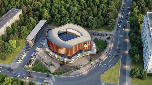 Эскизный проект культурного центра, который построят на месте бывшего кинотеатра Чатыр-Куль в Бишкеке - Sputnik Кыргызстан