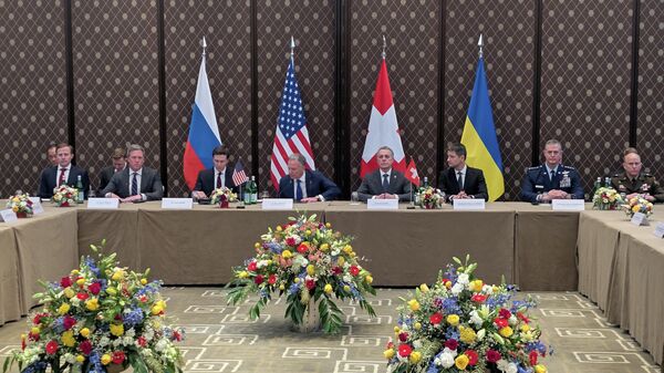 Трёхсторонние переговоры между США, Украиной и Россией в Женеве - Sputnik Кыргызстан