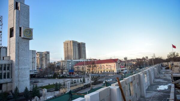  Айчүрөк дүкөнүнүн жанындагы курулуш - Sputnik Кыргызстан