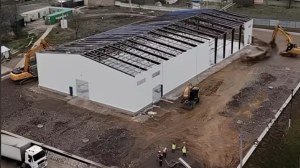 Строительство морозильного комплекса для хранения сельхозпродукции в Чуйской области - Sputnik Кыргызстан