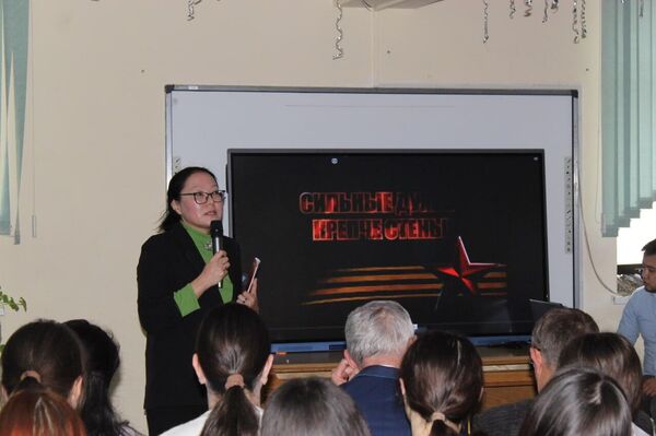 В школе-комплексе &quot;Эврика&quot; в Аламудунском районе состоялся Урок мужества, посвященный Дню защитника Отечества - Sputnik Кыргызстан