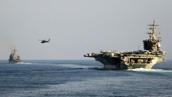 Военные корабли в Ормузском проливе - Sputnik Кыргызстан