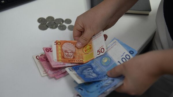 Девушка считает деньги - Sputnik Кыргызстан