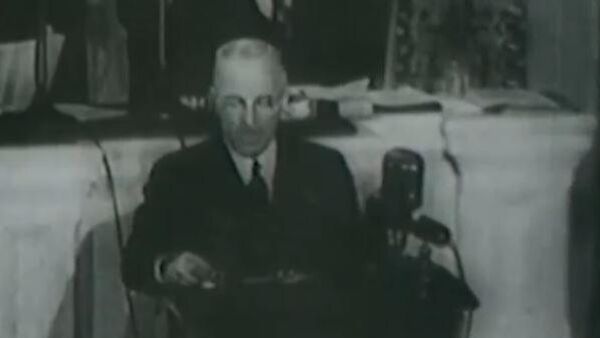 Дүйнөлүк көп чырдын башы болгон Трумэндин доктринасы. Тарыхый видео  - Sputnik Кыргызстан