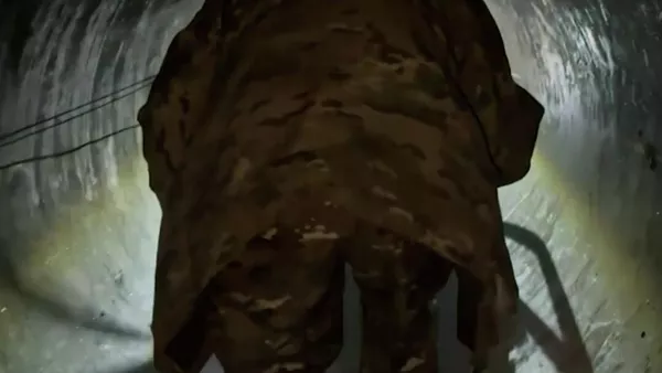 Армия жер алдындагы түтүк менен 14 чакырым жүргөн. Сужданын бошотулушу видеодо - Sputnik Кыргызстан