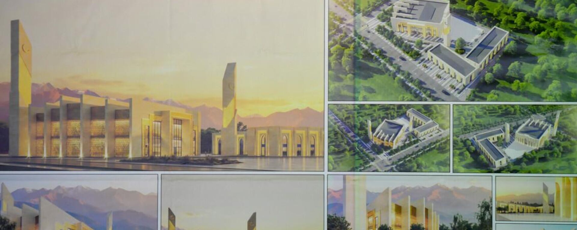 Эскиз новой мечети в центре Бишкека - Sputnik Кыргызстан, 1920, 14.03.2026