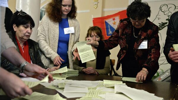 Крымдыктардын дээрлик бардыгы Россияга кошулууну каалаган. Видео  - Sputnik Кыргызстан