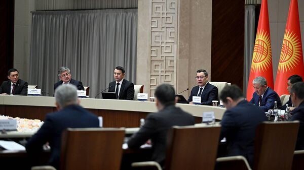 Рабочее совещание президента КР с членами Совбеза - Sputnik Кыргызстан