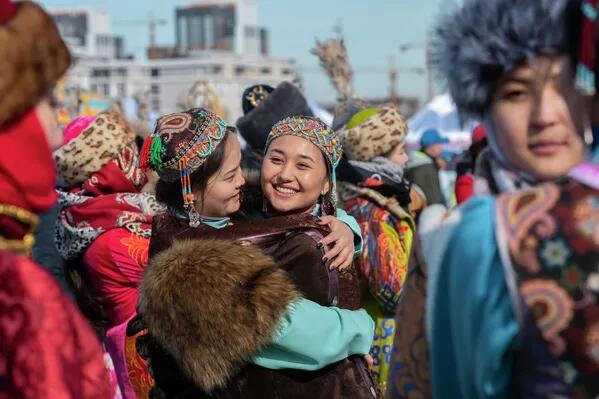 Празднование Наурыза в странах Центральной Азии Празднование Наурыза в странах Центральной Азии - Sputnik Кыргызстан, 1920, 21.03.2026
