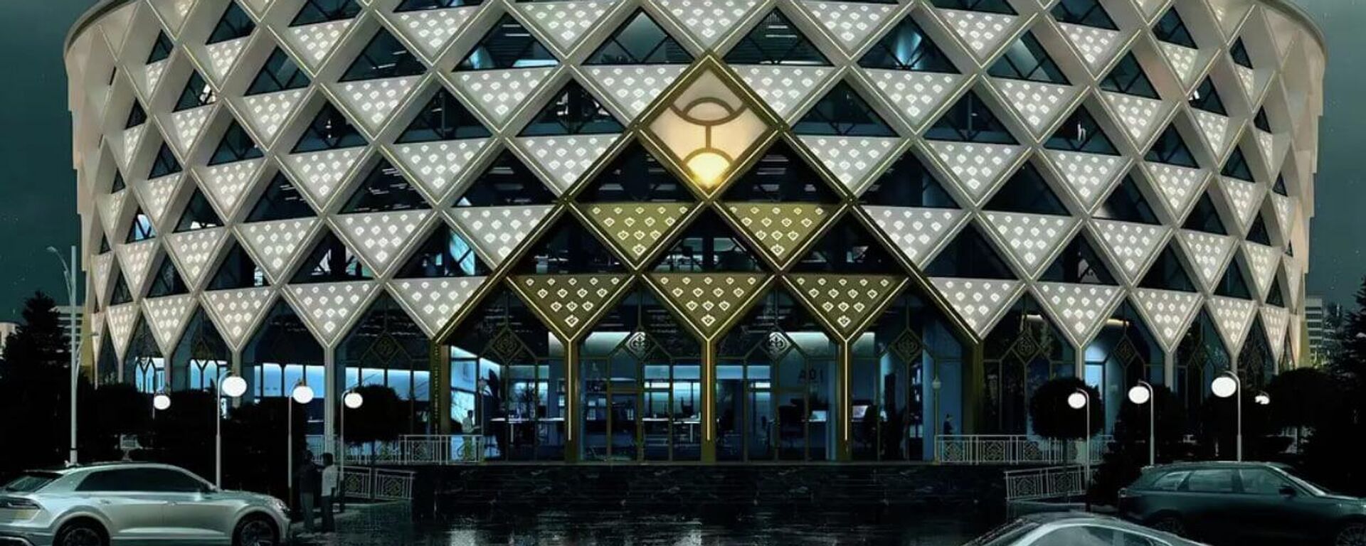 Эскиз культурного центра Манас - Sputnik Кыргызстан, 1920, 23.03.2026