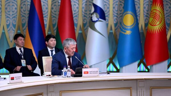 Заседание межправсовета ЕАЭС в узком составе в Шымкенте - Sputnik Кыргызстан