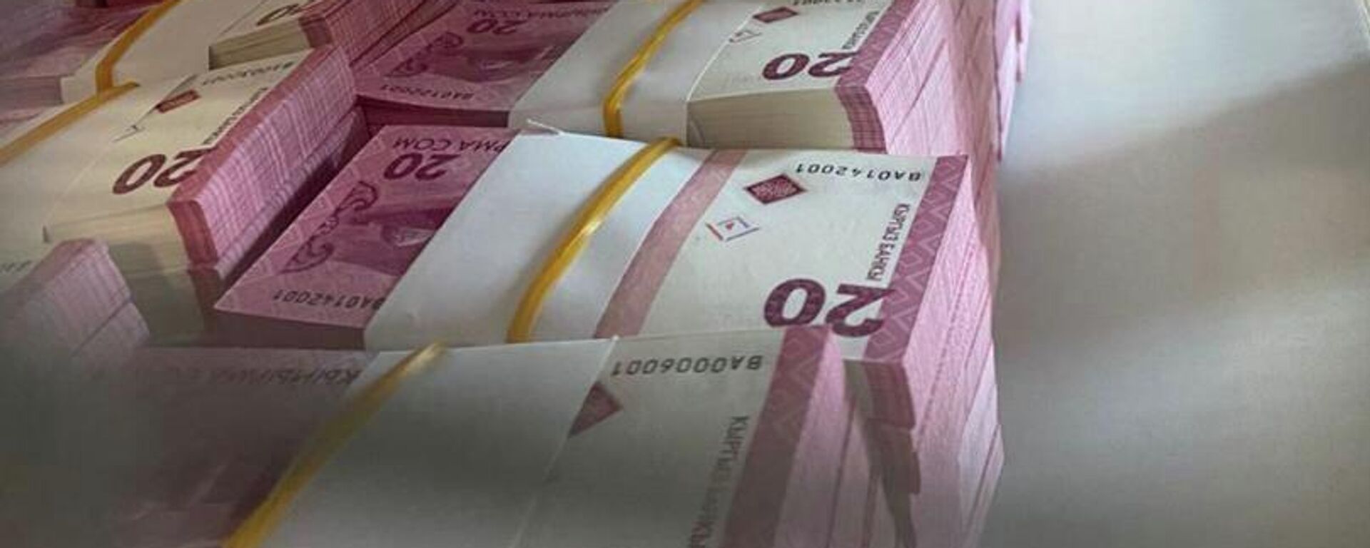 Кыргызстан впервые начал самостоятельно печатать сом - Sputnik Кыргызстан, 1920, 27.03.2026