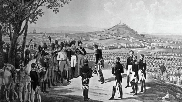 1814-жылы 30-мартта орус армиясы башында турган антинаполеондук коалициянын союздаш аскерлери Парижге киргенин баяндаган сүрөт - Sputnik Кыргызстан