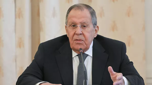 Сергей лавров на Собрании членов Российского совета по международным делам в Москве - Sputnik Кыргызстан