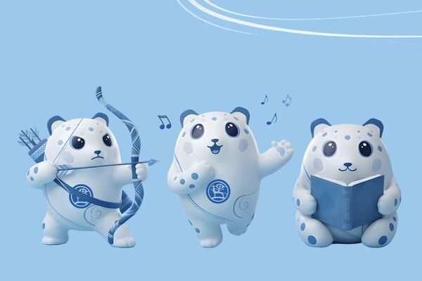 Ак илбирс 2026-жылы өтө турган Дүйнөлүк көчмөндөр оюндарынын (ДКО) талисманы болуп тандалды - Sputnik Кыргызстан