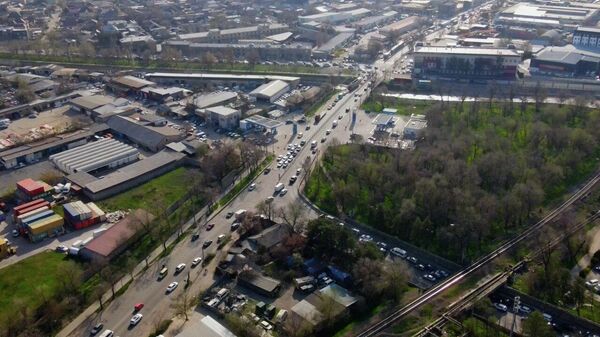 Бишкектин Жаш гвардия бульвары менен Толстой көчөсүнүн кесилишине транспорттук түйүн курулат - Sputnik Кыргызстан