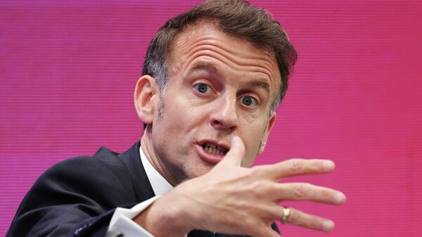 Франциянын президенти Эммануэль Макрон - Sputnik Кыргызстан