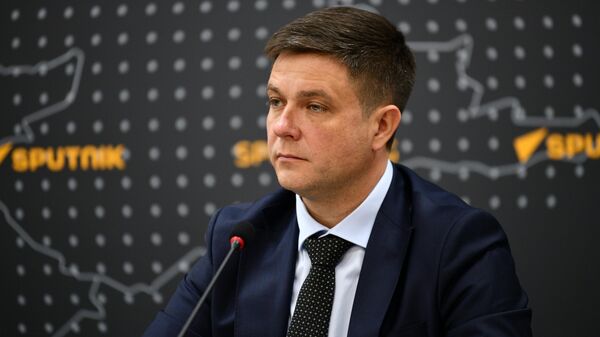 BiExpo ЖЧКсынын директору, көргөзмөнүн уюштуруучусу Виктор Линовицкий - Sputnik Кыргызстан