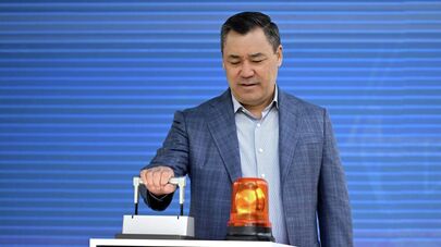 Церемония запуска малых ГЭС "Сокулук" и "Туюк" в Чуйской области