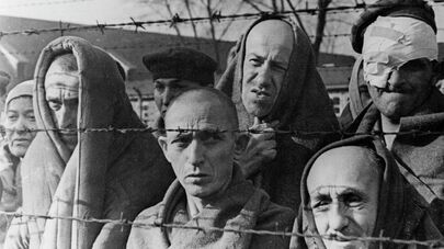 Нацистский концентрационный лагерь Освенцим 