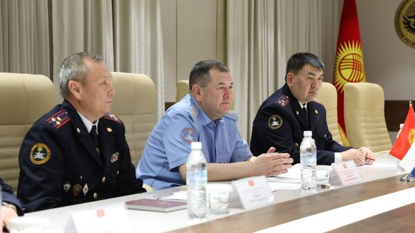 Рабочая встреча в Бишкеке с представителями образовательных организаций систем МВД России и Беларуси - Sputnik Кыргызстан