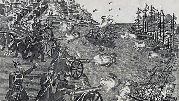 1853-56-ж.ж. Крым согушуна жасалган гравюра  - Sputnik Кыргызстан