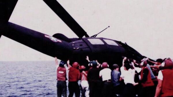 Катуу шамал же америкалыктар Вьетнамдан кантип кеткен. Видео - Sputnik Кыргызстан