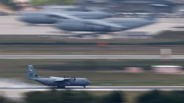 Американская военная авиабаза в Рамштайне (Германия) - Sputnik Кыргызстан
