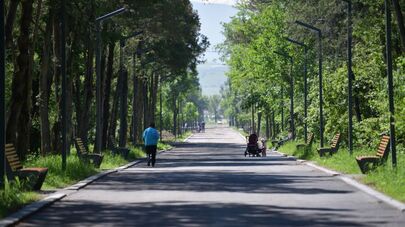 Благоустройство парка Ататюрка в Бишкеке