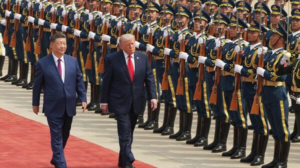 Визит президента США Дональда Трампа в Китай - Sputnik Кыргызстан
