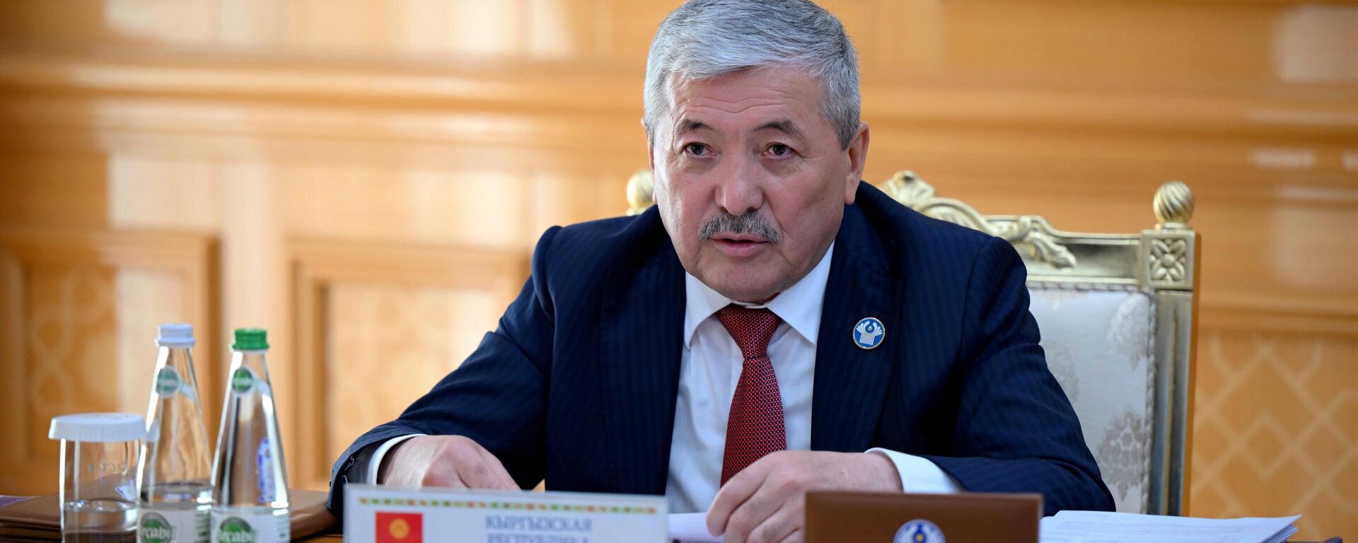 Адылбек Касымалиев выступил на очередном заседании Совета глав правительств СНГ в Туркменистане - Sputnik Кыргызстан, 1920, 16.09.2026