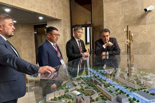 Представители российской стороны продемонстрировали возможности высокотехнологичной медпомощи, применение современных методов хирургического лечения, лучевой и лекарственной терапии, а также инновационных технологий в сфере онкологии - Sputnik Кыргызстан