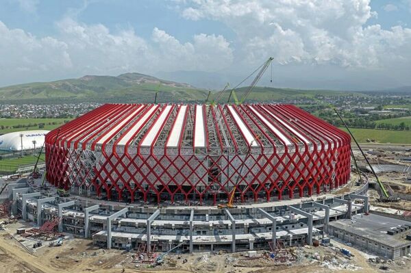 51 миң көрүүчүгө ылайыкталган &quot;Бишкек Арена&quot; FIFA жана AFC стандарттарына ылайык курулуп жатат - Sputnik Кыргызстан