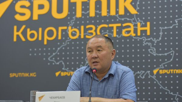 Начальник отдела продовольственной безопасности Министерства водных ресурсов, сельского хозяйства и перерабатывающей промышленности Уран Чекирбаев - Sputnik Кыргызстан