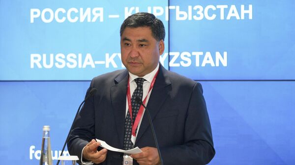 Министрлер кабинетинин төрагасынын биринчи орун басары Данияр Амангелдиев - Sputnik Кыргызстан