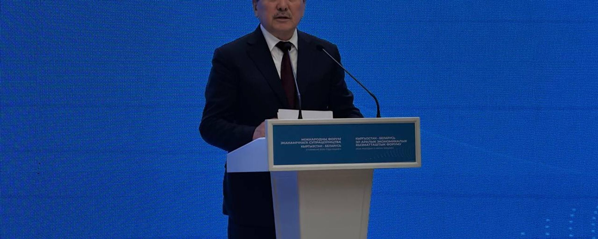 Адылбек Касымалиев на кыргызско-белорусском бизнес-форуме в Бишкеке - Sputnik Кыргызстан, 1920, 05.06.2026