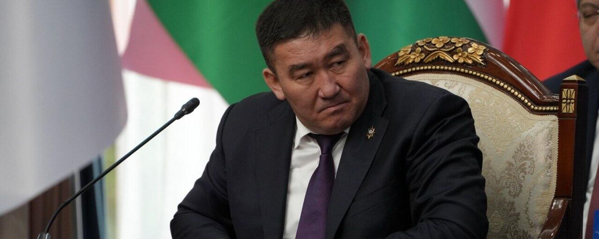 Директор Исполкома РАТС ШОС Уларбек Шаршеев на заседании глав МВД стран организации в Бишкеке - Sputnik Кыргызстан, 1920, 05.06.2026