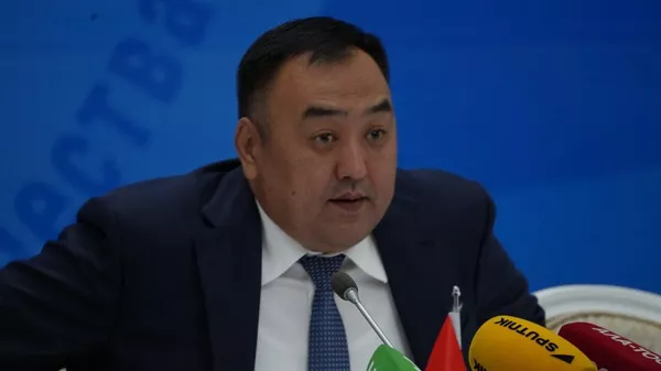 Глава МВД КР Улан Ниязбеков на заседании правоохранительных органов стран ШОС в Бишкеке - Sputnik Кыргызстан