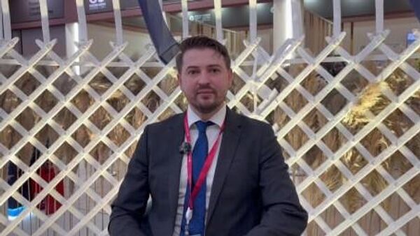 Глава РКФР Артём Новиков на ПМЭФ-2026 - Sputnik Кыргызстан