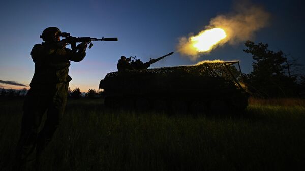 Пункт воздушного наблюдения группировки войск Запад на Краснолиманском направлении СВО - Sputnik Кыргызстан