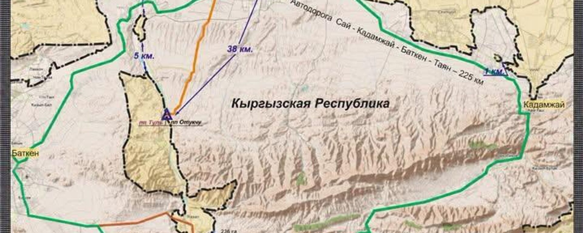 Два села Узбекистана перешли Кыргызстану в рамках демаркации границы - Sputnik Кыргызстан, 1920, 23.06.2026
