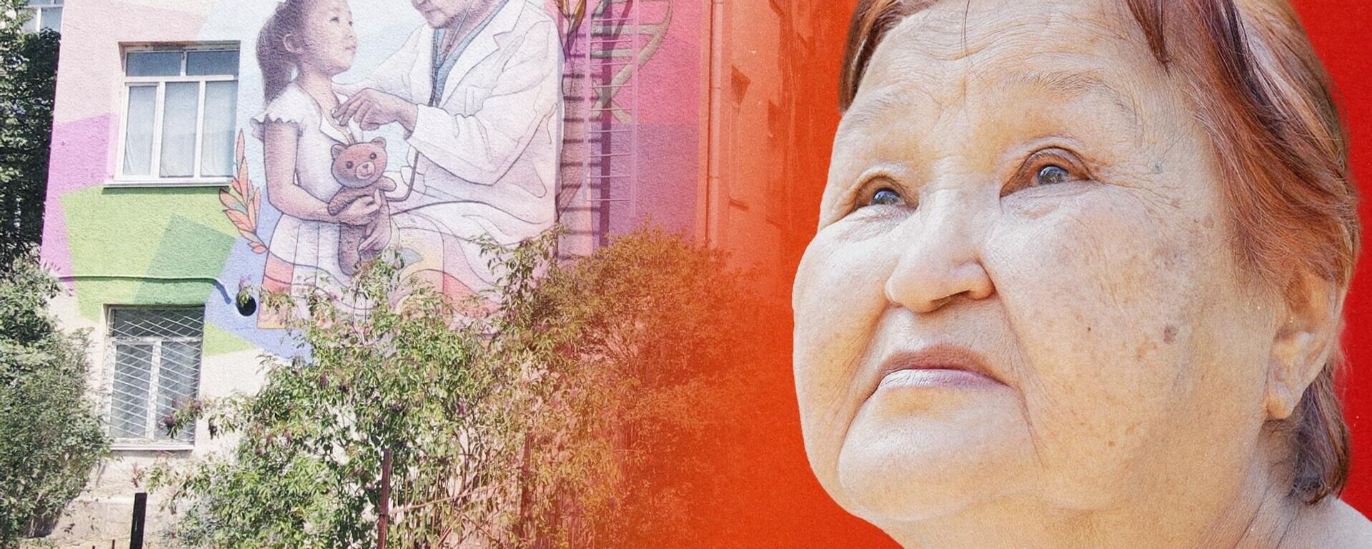 В Бишкеке появился новый мурал, посвященный врачам. Видео - Sputnik Кыргызстан, 1920, 07.07.2026