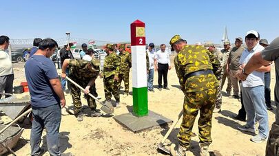Установка пограничных столбов