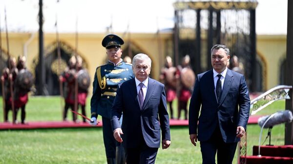 Госвизит президента Узбекистана в Кыргызстан - Sputnik Кыргызстан