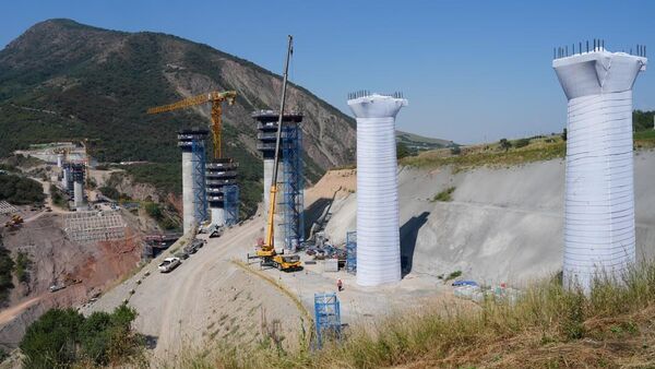 Кытай – Кыргызстан – Өзбекстан темир жолунун негизги курулуш объектилери - Sputnik Кыргызстан