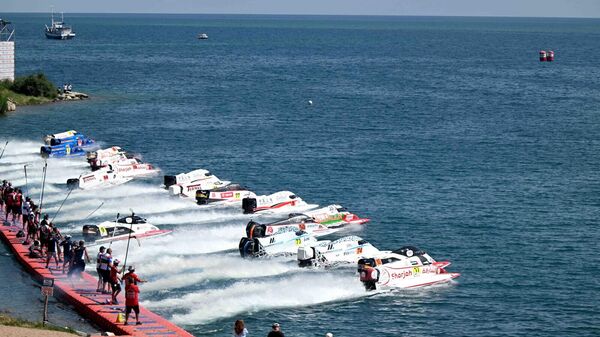 На Иссык-Куле завершился чемпионата мира по Формуле-1 на воде (F1H2O). - Sputnik Кыргызстан