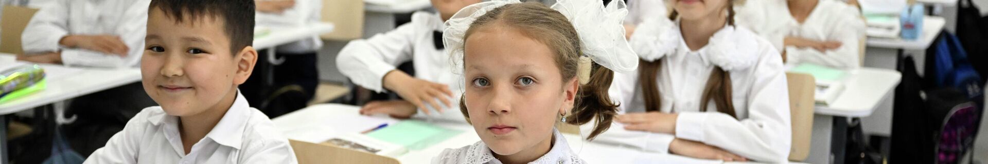Церемония открытия нового здания школы имени Исхака Раззакова в Оше - Sputnik Кыргызстан, 1920